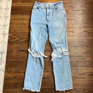 Abercrombie 90s Straight Ultra High Rise jeans
